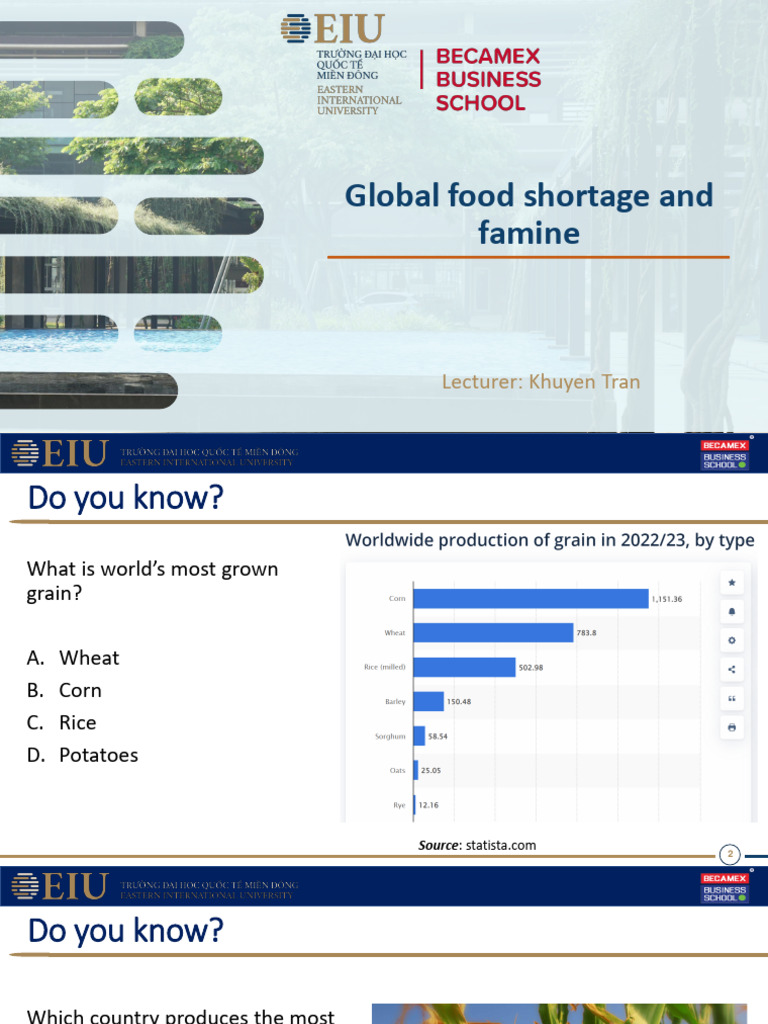 Global Hunger Crisis and Solutions | PDF | Malnutrition | Hunger