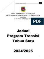 Jadual Transisi SKDJ 2024 TERKINI