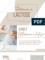 Aula 17 - Seminários: Intolerância A Lactose