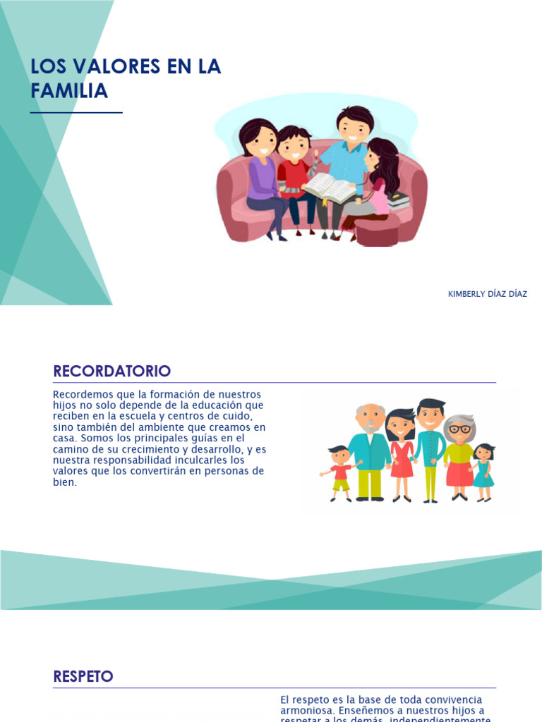 Los Valores en La Familia | PDF | Gratitud | Familia