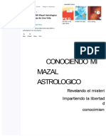 Conociendo Mi Mazal Astrologico para El Manejo de Una Vida Integral