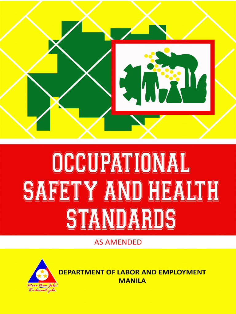 OSH Standards 2017 1 11 | PDF | Occupational Safety And Health | Safety