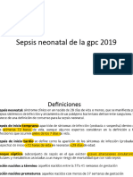 Sepsis Neonatal de La GPC 2019