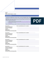 Structured CV Template