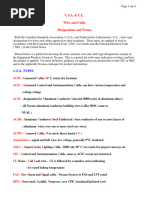 Wiring Insulation Types and Ratings | PDF | Electrical Wiring ...