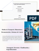 Medios de Transporte Dimensiones Documentacion y Sistemas de Control