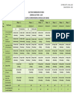 Date of Polls and Other Official Activities