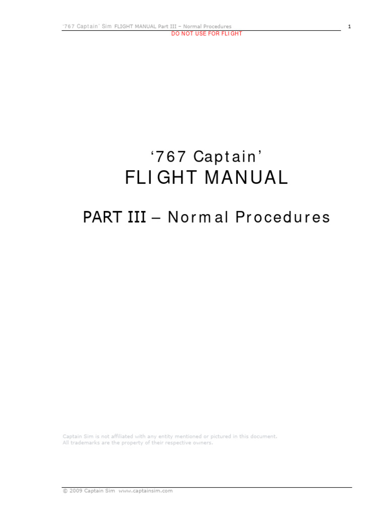 cs767 Manual3 | PDF | Takeoff | Aerospace