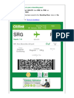 Boarding-Pass Citilink