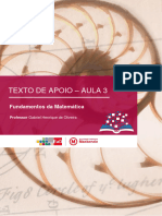 FUND - MAT - Texto de Apoio - AULA 3 - Ok