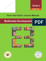 Multimedia Development and Use: Four-Year B.Ed. Course Manual