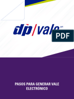 Pasos para Generar Vale Electronico