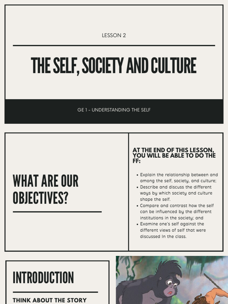 Understanding the self lesson 2 4 the self in various contexts pdf