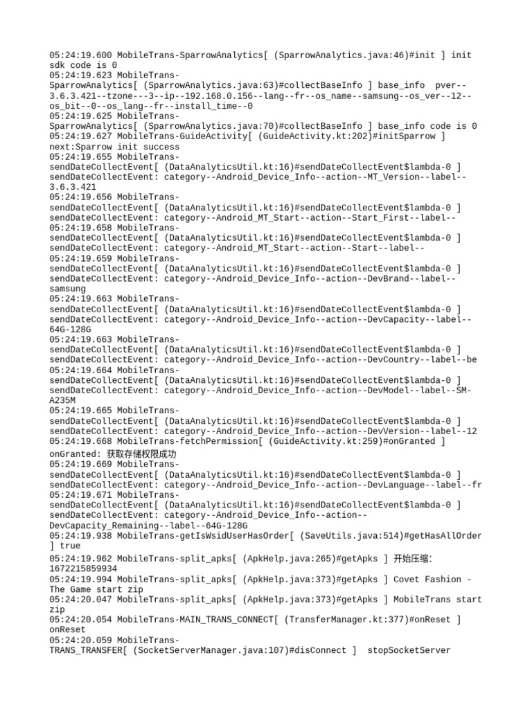 MobileTrans APK Compression Log | PDF | World Wide Web | Internet & Web