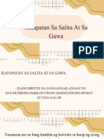 Katapatan Sa Salita at Sa Gawa