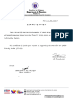 Pulo Ni Sara ES - Drop-out-Certification