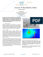Lightning Protection at Burj Khalifa, Dubai.: Technical Paper