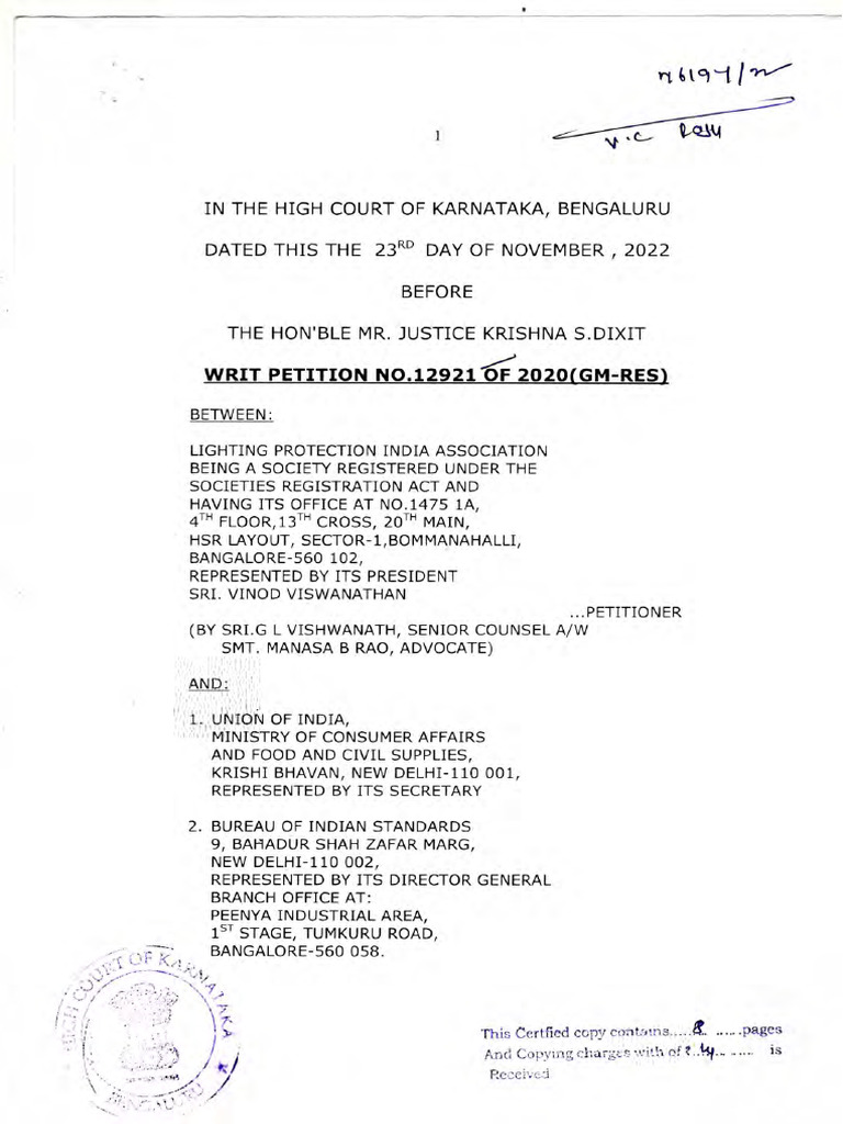 karnataka-high-court-order-dated-23rd-november-2022-lpia-vs-uoi-bis