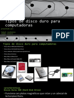 Tipos de Disco Duro para Computadoras Finalizado