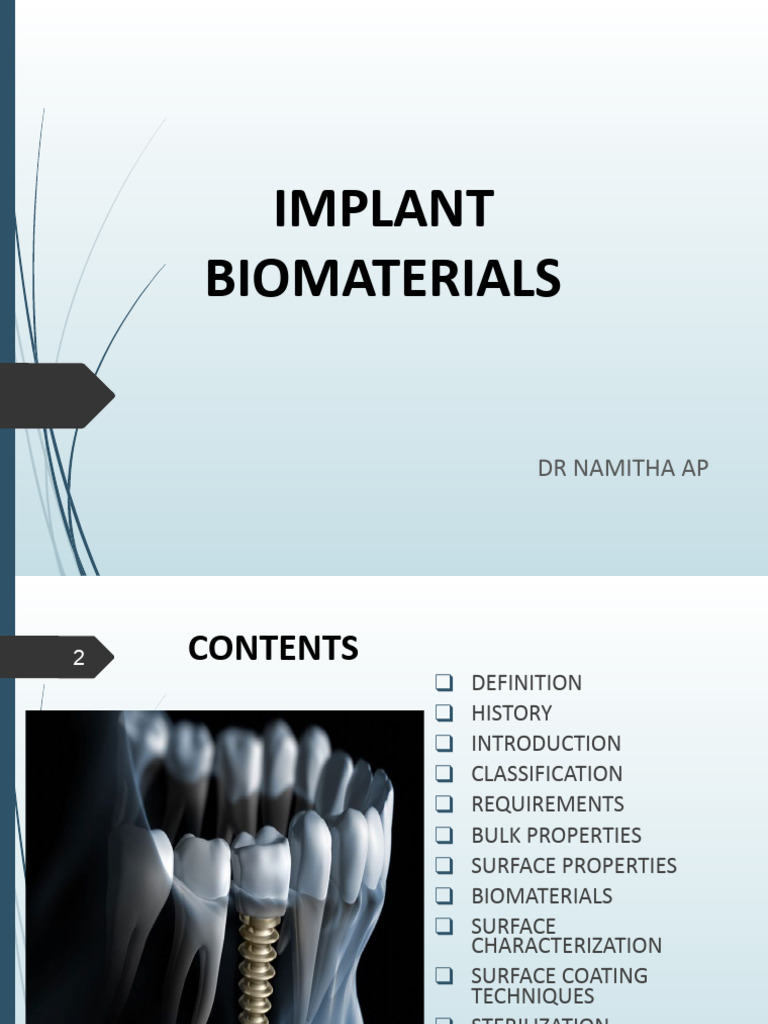 Dental Implant Biomaterials Pdf Corrosion Titanium