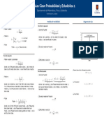 Formulas Primer Parcial