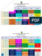 Horario Escolar Del Estudiante SC 2024