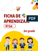 FICHA DE APRENDIZAJE N°4 - 3ER GRADO