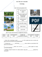 EX1: Match The Word (A-F) To The Correct Picture (1-6) : I. Vocablualry