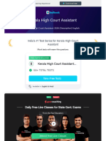 Kerala High Court Assistant 2020 (Descriptive) English