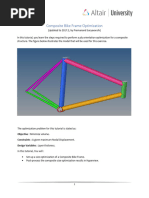 Bicycle Frame Optimization-Altair