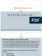 10 Soal Latihan Us KLS 7