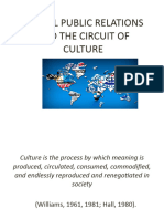 Global Public Relations and The Circuit of Culture