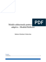 Modele Arhitecturale Pentru Sisteme Adaptive