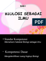 Biologi Sebagai Ilmu