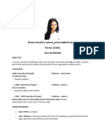 Bushra Chaudhry CV Cop