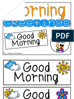 Morning Greetings Freebie 2018