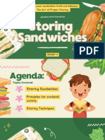 Group 3 Tle Storing Sandwiches