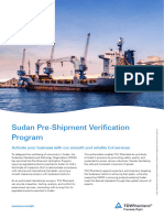 Sudan Program Product Sheet