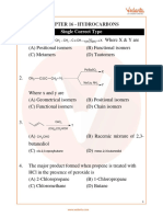 JEE Advanced Hydrocarbons Important Questions