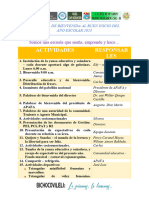 PROGRAMA DE BIENVENIDA AL BUEN INICIO DEL AÑO ESCOLAR 2023