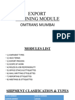 Training Module