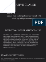 Relative Clause