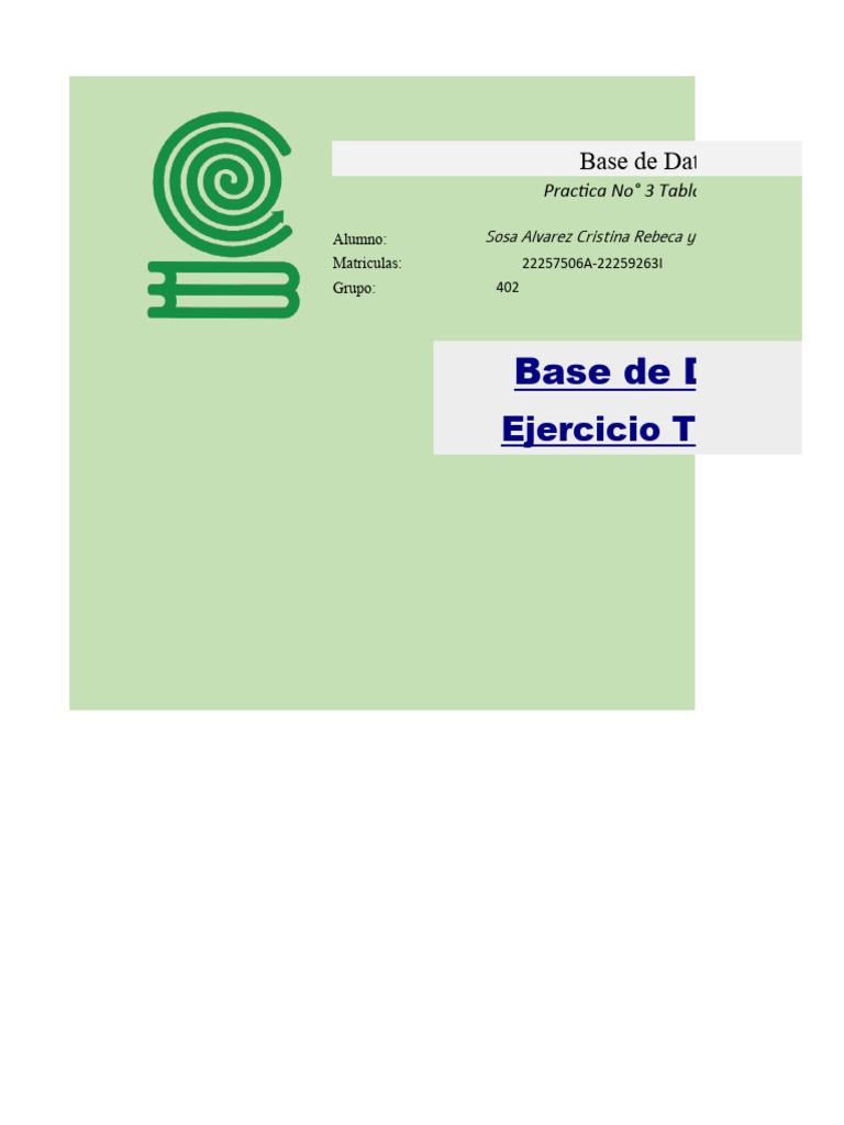 P3 Sacr MRSJ BD | PDF | Informática