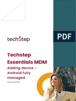 Adding Device - Android Fully Managed