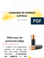 CONSUMO DE ENERGIA ELÉTRICA - Cap 4