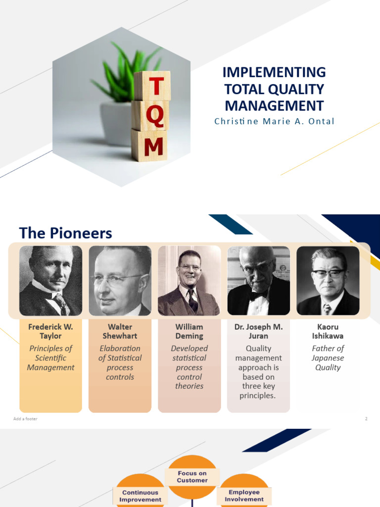 Total Quality Management Implementation Guide | PDF | Quality ...