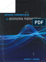 Métodos Fundamentales de Economía Matemática