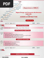 Session - 04 - Adders Subtractors