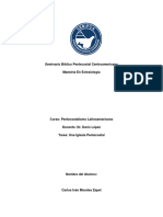 Tarea Post - Módulo Pentecostalismo Latinoamericano