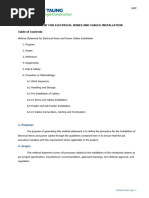 METHOD STATEMENT FOR INSTALLATION OF Light Fixtures 02 | PDF | Lighting ...